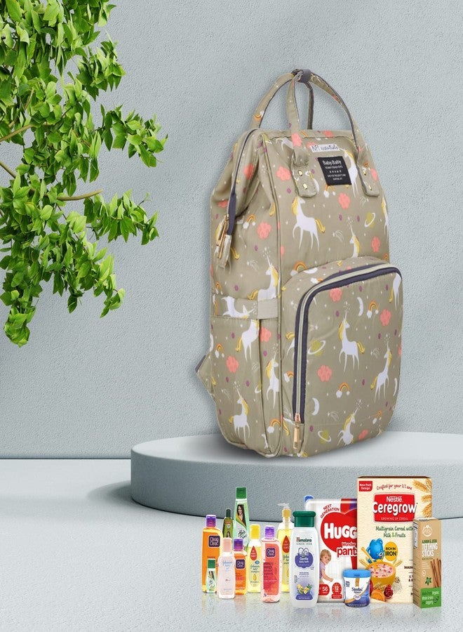 NFI essentials Newborn Baby Diaper Changing Mother Bag Baby Things Carry Bags for Mothers Maternity Hospital Bag for Mom and Baby Daiper Bags (Green) - Image 3